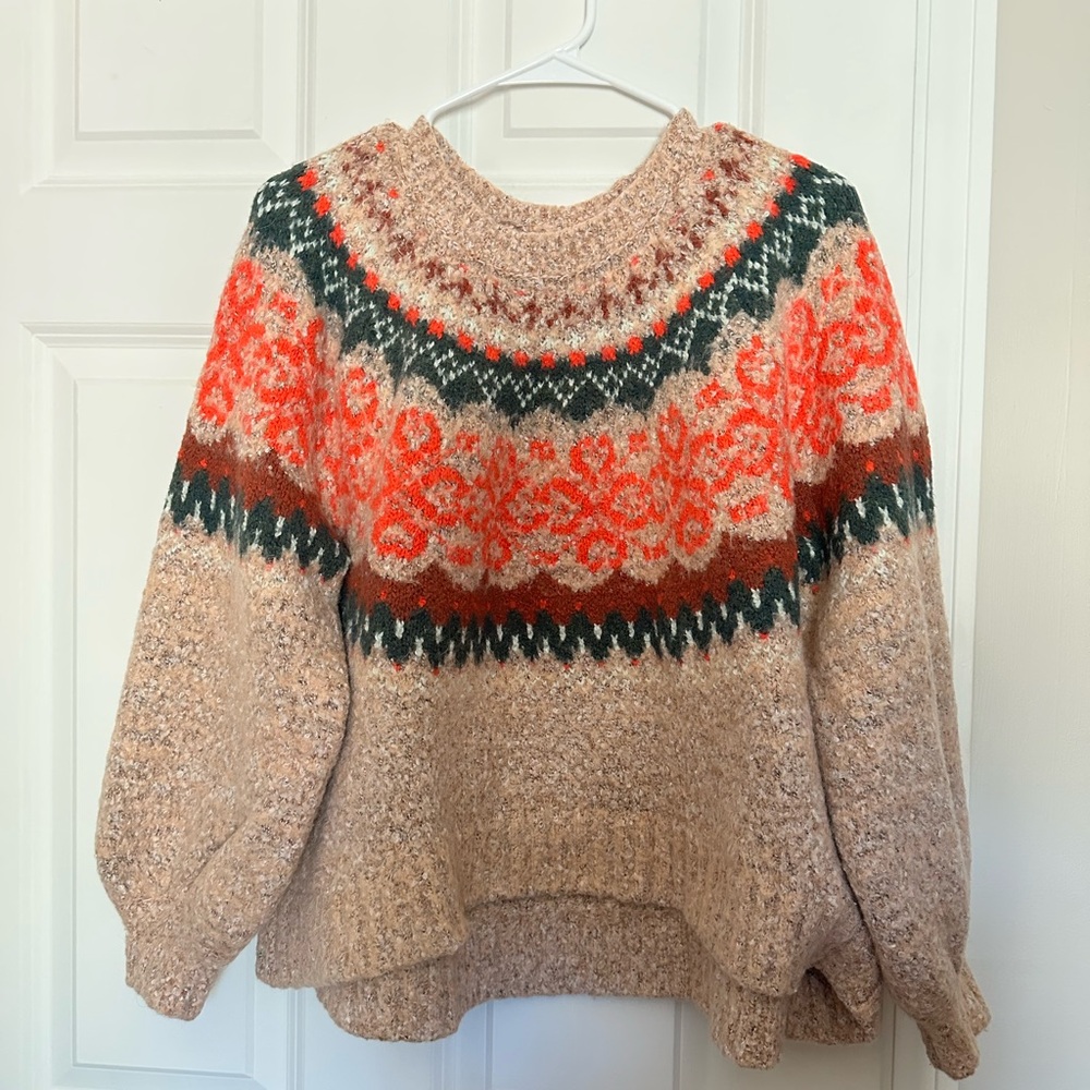Free People Festive Frost Sweater